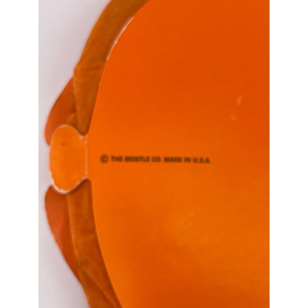 Vintage The Beistle Co Made In USA Halloween Thanksgiving Paper Folding Pumpkin‎ - Picture 2 of 5